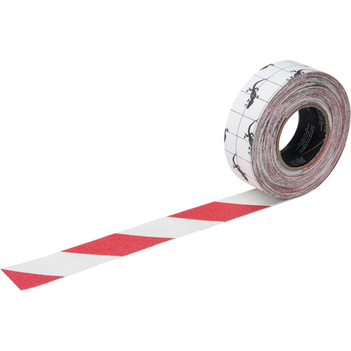 Ruban antid&eacute;rapant de premi&egrave;re qualit&eacute;, 2" x 60', Rouge & blanc Waymarc Industries Inc