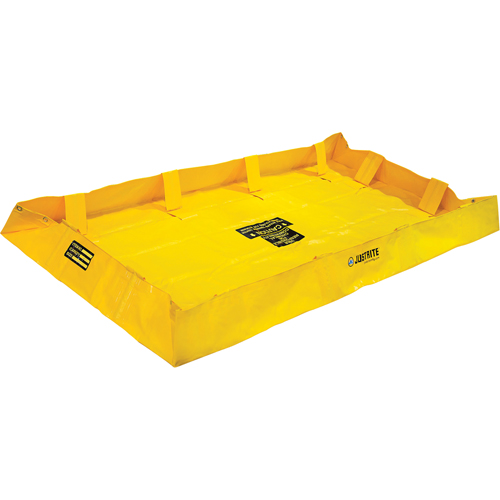 QuickBerm&reg; Lite Containment Berm, 159 gal. Capacity, 4' W x 8' L x 8" H, Snap-Up Bracket Waymarc Industries Inc