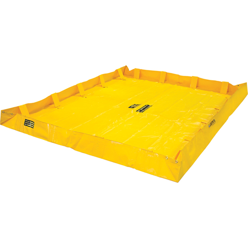 Berme de confinement Lite QuickBerm , Capacit&eacute; 398 gal. US, 8' la x 10' lo x 8" h, Support &agrave; encliqueter Waymarc Industries Inc