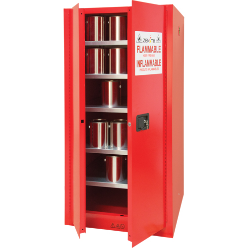 Paint/Ink Cabinet, 96 gal., 5 Shelves Waymarc Industries Inc