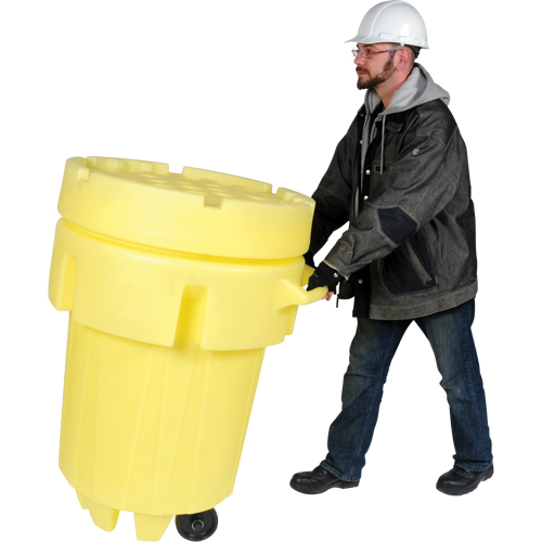 Ultra-Overpacks&reg; Wheeled Drum, 95 gal., Mobile Waymarc Industries Inc