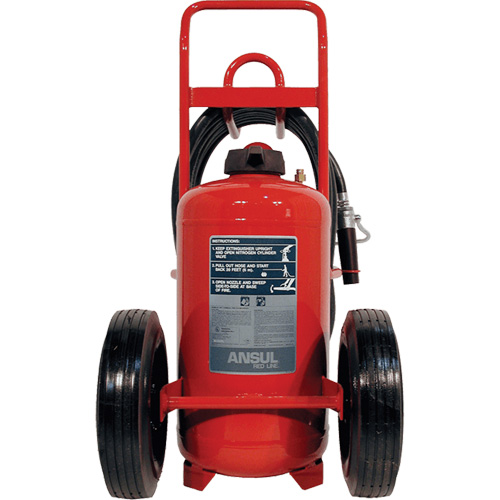Extincteurs Red Line sur roues, BC, Capacit&eacute; 125 lb Waymarc Industries Inc