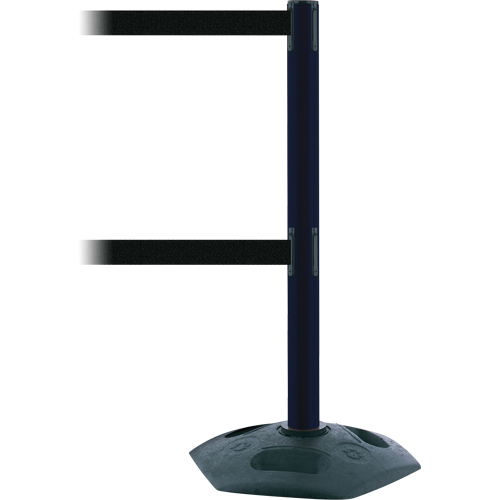 Poteau receveur robuste &agrave; ligne double, Hauteur de 38", Rouge Waymarc Industries Inc