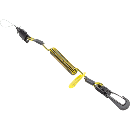 Sangle d'amarrage spirale pour outil, Spirale, Attache/boucle Waymarc Industries Inc