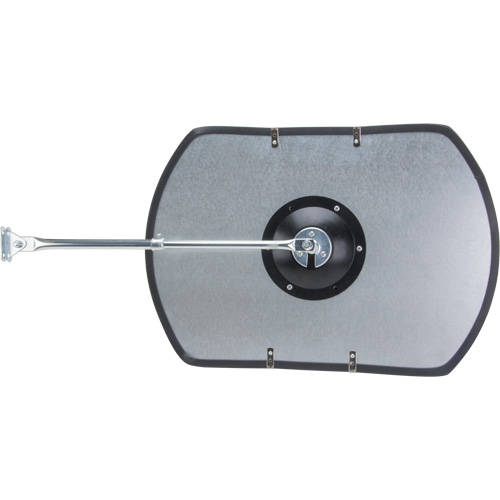 Roundtangular Convex Mirror with Telescopic Arm, 12" H x 18" W, Indoor/Outdoor Waymarc Industries Inc