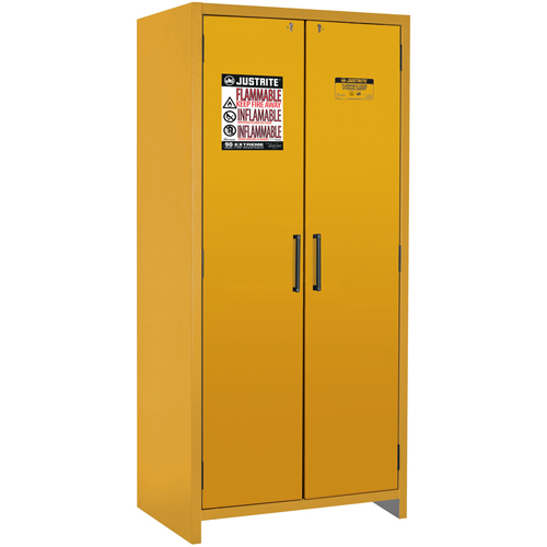 90-Minute EN Safety Storage Cabinet, 30 gal., 2 Door, 35.16" W x 76.89" H x 24.21" D Waymarc Industries Inc