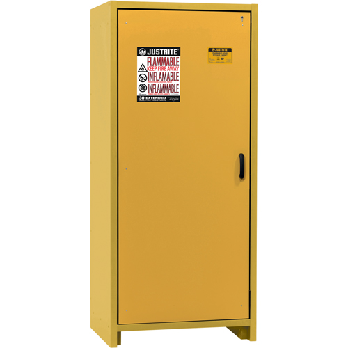 Armoire d'entreposage 30 minutes s&eacute;curitaire et conforme &agrave; la norme EN, 30 gal., 1 Porte(s), 34,02" La x 76,65" h x 24,21" p Waymarc Industries Inc