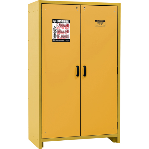 Armoire d'entreposage 30 minutes s&eacute;curitaire et conforme &agrave; la norme EN, 45 gal., 2 Porte(s), 45,83" La x 76,65" h x 24,21" p Waymarc Industries Inc