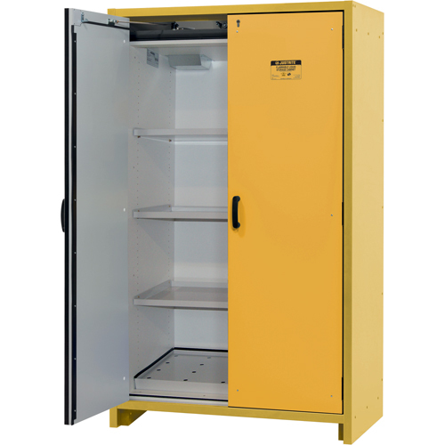 Armoire d'entreposage 30 minutes s&eacute;curitaire et conforme &agrave; la norme EN, 45 gal., 2 Porte(s), 45,83" La x 76,65" h x 24,21" p Waymarc Industries Inc