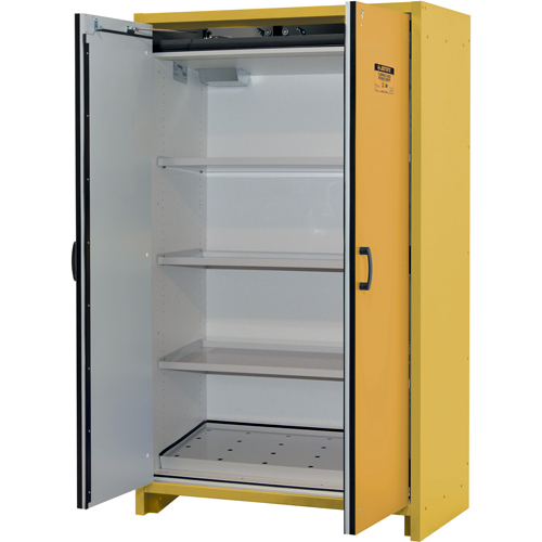 Armoire d'entreposage 30 minutes s&eacute;curitaire et conforme &agrave; la norme EN, 45 gal., 2 Porte(s), 45,83" La x 76,65" h x 24,21" p Waymarc Industries Inc