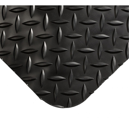 Smart Mats No.497, Diamond, 4' x 10' x 1", Black, PVC/Urethane Waymarc Industries Inc