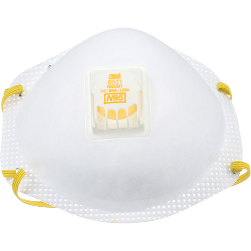 Respirateur contre les particules 8511, N95, Certifi&eacute; NIOSH Waymarc Industries Inc