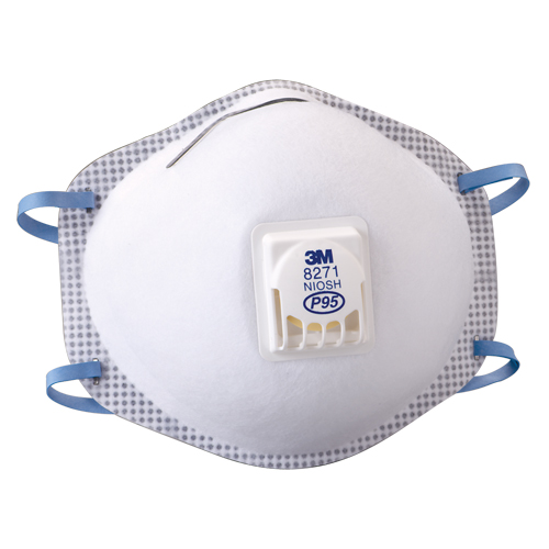 Respirateurs contre les particules 8271, P95, Certifi&eacute; NIOSH Waymarc Industries Inc