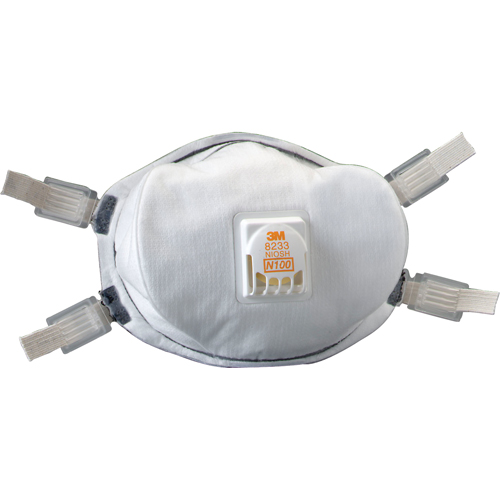 Respirateurs contre les particules 8233, N100, Certifi&eacute; NIOSH Waymarc Industries Inc