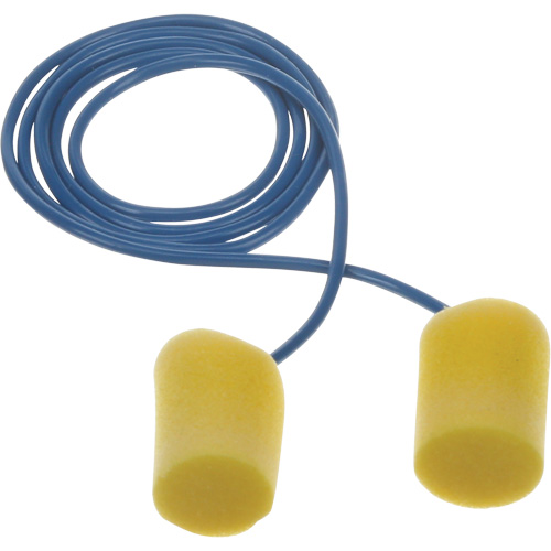 Bouchons d'oreilles classiques E-A-R, Vrac - Sac en poly, Avec cordon Waymarc Industries Inc