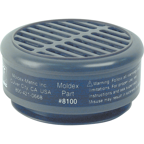 8000 Series Replacement Cartridges, Gas/Vapour Cartridge, Organic Vapour Waymarc Industries Inc