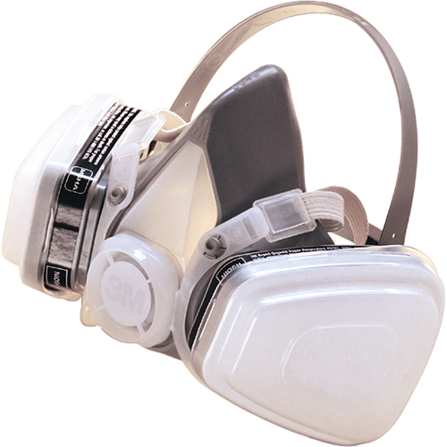 Respirateur jetable &agrave; demi-masque P95 peinture &agrave; pulv&eacute;riser/pesticides, &eacute;lastom&egrave;re/Thermoplastique, Moyen Waymarc Industries Inc