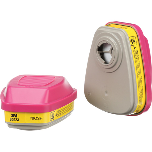 6000 Series Respirator Cartridges, Gas/Vapour Cartridge, Organic Vapour/Acid Gas/P100 Waymarc Industries Inc