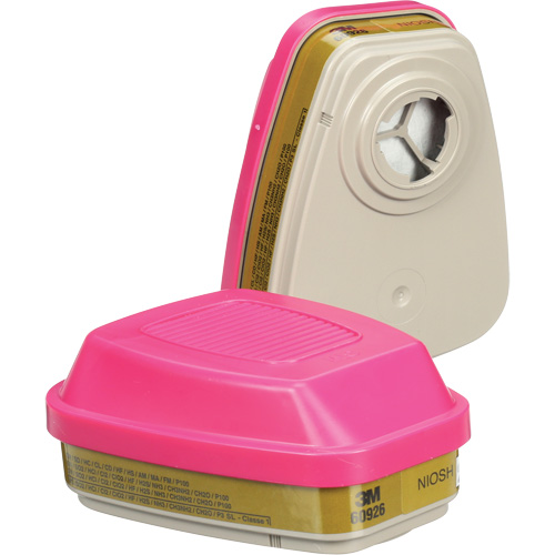 Cartouches pour respirateur s&eacute;rie 6000, Cartouche gaz/vapeur, Gaz multiples/Vapeurs/P100 Waymarc Industries Inc