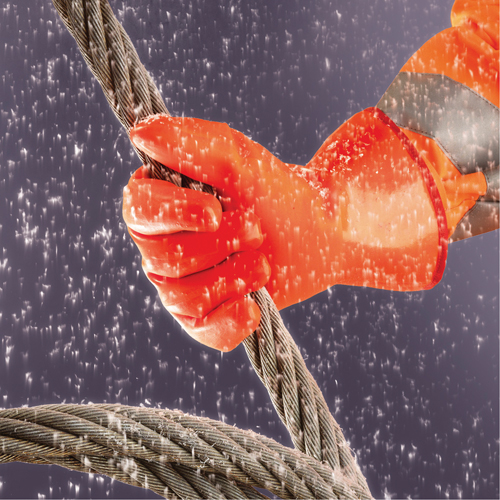 Gants Polar Grip 23-700, 9/Grand, R&ecirc;vetement PVC, Enveloppe en Nylon Waymarc Industries Inc