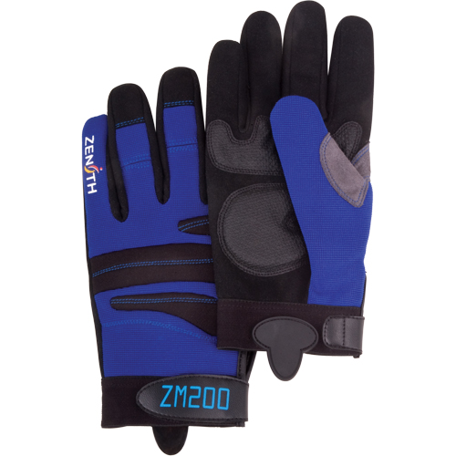 ZM200 Mechanic's Gloves, Synthetic Palm, Size Medium Waymarc Industries Inc