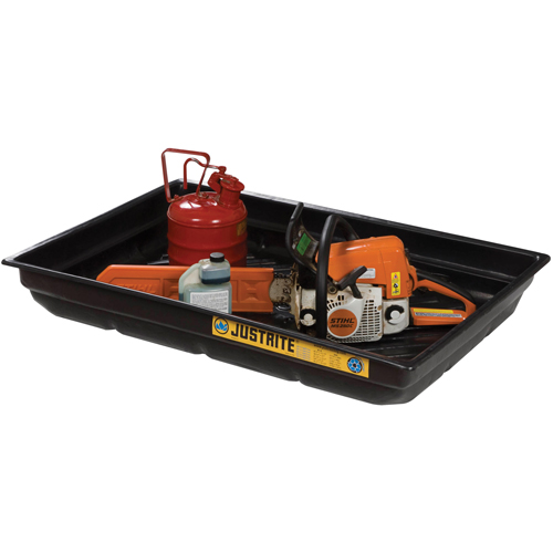 Plateau pour les d&eacute;versements EcoPolyBlend , 47,5" lo x 23" la x 5,5" h, Cap. de d&eacute;versement 20 gal. Waymarc Industries Inc
