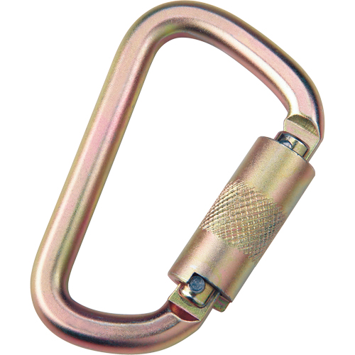 Anchorage Connecting Carabiner, Steel, 420 lbs. Capacity Waymarc Industries Inc
