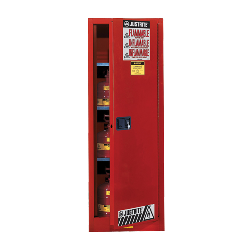Sure-Grip&reg; EX Slimline Flammable Safety Cabinet, 22 gal., 3 Shelves Waymarc Industries Inc