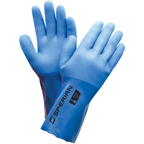 Triple Dip Gloves, Size X-Large/10, 12" L, PVC, Flock-Lined Inner Lining, 35-mil Waymarc Industries Inc
