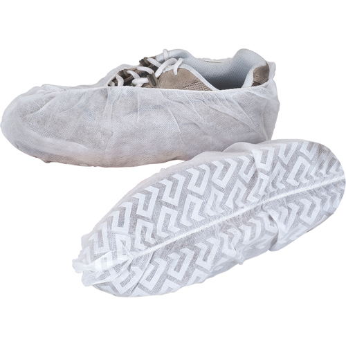 Couvre-chaussures, T-Grand, Polypropyl&egrave;ne, Blanc Waymarc Industries Inc