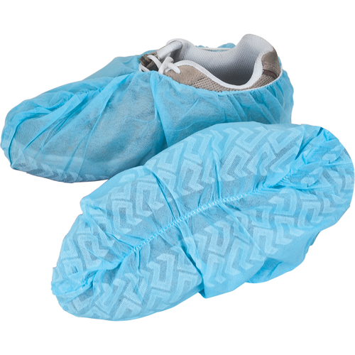Couvre-chaussures, T-Grand, Polypropyl&egrave;ne, Bleu Waymarc Industries Inc