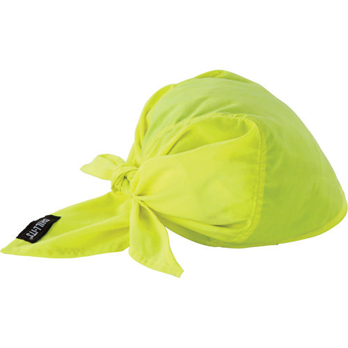Chill-Its&reg; 6710CT Cooling Triangle Hats, High Visibility Lime-Yellow Waymarc Industries Inc