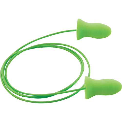 Bouchons d'oreilles en mousse Meteors, Vrac - Boîte, Avec cordon Waymarc Industries Inc