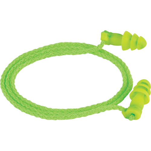 Bouchons d'oreilles r&eacute;utilisables JETZ, Vrac - Boîte, Avec cordon Waymarc Industries Inc