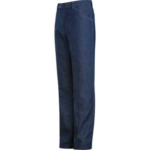Flame-Resistant Relaxed Fit Denim Jeans, 32, x 37, Blue, 18 cal/cm² Waymarc Industries Inc