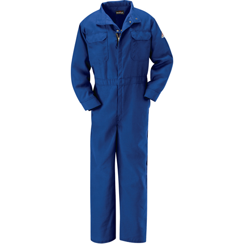Flame-Resistant Premium Coveralls, Size 38, Royal Blue, 5.1 cal/cm² Waymarc Industries Inc