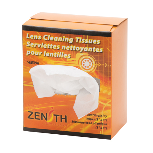 Serviettes nettoyantes pour lentilles, 5" x 8", 300 /pqt. Waymarc Industries Inc