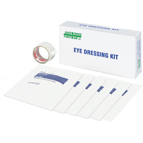 Trousse de pansements (6 tampons & ruban), Oculaire, Classe 1 Waymarc Industries Inc