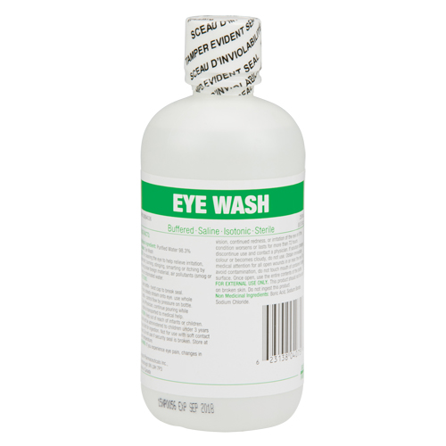 Eyewash, Full Bottle, 250 ml Waymarc Industries Inc