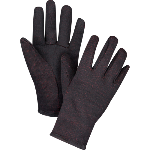 Gants de jersey, Grand, Brun, Molleton rouge, &agrave; enfiler Waymarc Industries Inc