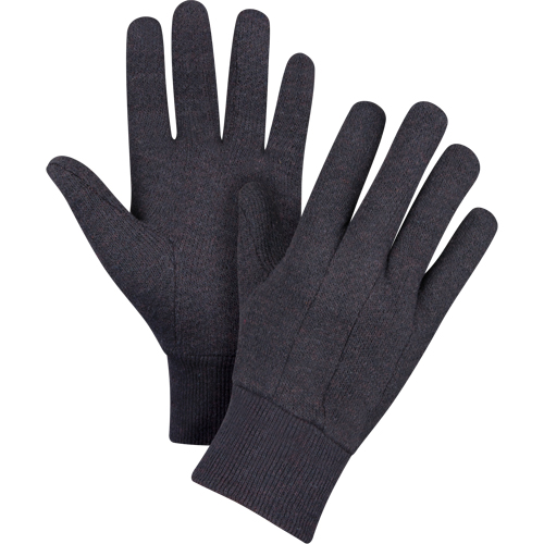Gants de jersey, Grand, Brun, Non doubl&eacute;, Poignet en tricot Waymarc Industries Inc