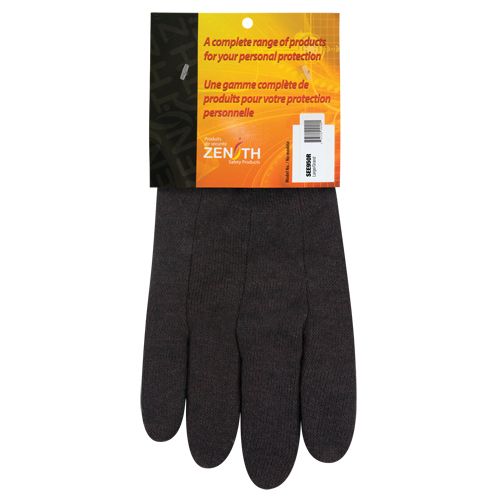 Gants de jersey, Grand, Brun, Non doubl&eacute;, Poignet en tricot Waymarc Industries Inc