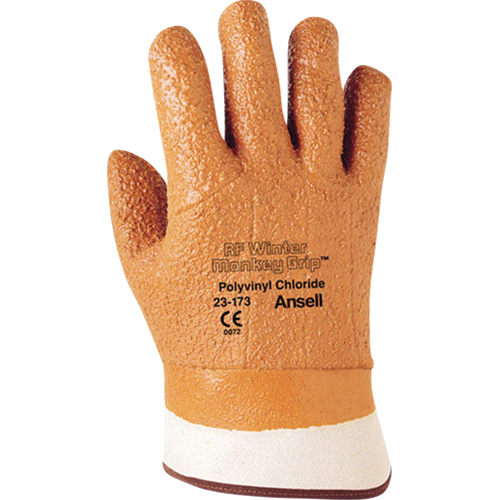 Winter Monkey Grip&reg; 23-173 Glove, 10/X-Large, PVC Coating, Foam Shell Waymarc Industries Inc