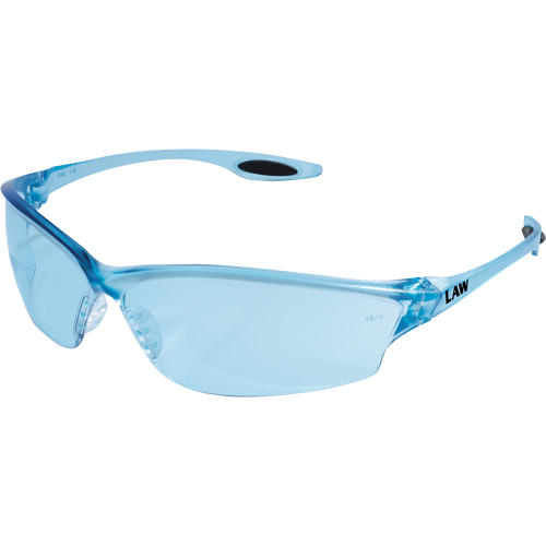 Law&reg; 2 Safety Glasses, Blue Lens, Anti-Scratch, ANSI Z87+ Waymarc Industries Inc