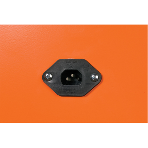 Emergency Preparedness Storage Cabinets, Steel, 4 Shelves, 65" H x 43" W x 18" D, Orange Waymarc Industries Inc