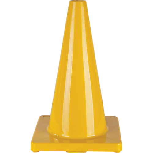 Coloured Traffic Cone, 18", Yellow Waymarc Industries Inc