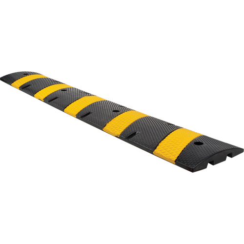 Speed Bump, Rubber, 6' L x 11-3/4" W x 2" H Waymarc Industries Inc