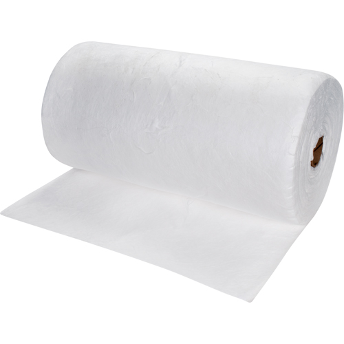 Rouleaux absorbants souffl&eacute;es de premi&egrave;re qualit&eacute;, Lourd, 150' lo x 30" la, Absorption 50 gal. Waymarc Industries Inc