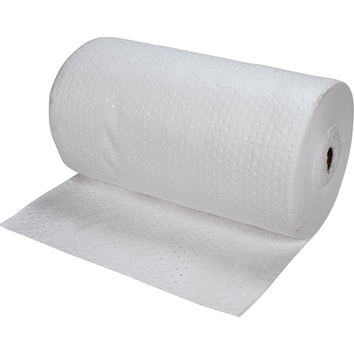Rouleaux absorbants li&eacute;s de premi&egrave;re qualit&eacute;, Lourd, 150' lo x 30" la, Absorption 50 gal. Waymarc Industries Inc
