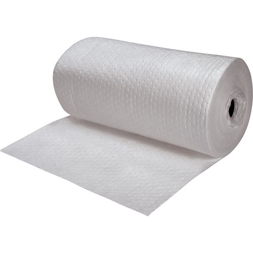 Premium Fine Fiber Sorbent Rolls, Heavyweight, 150' L x 30" W, 50 gal. Absorbancy Waymarc Industries Inc